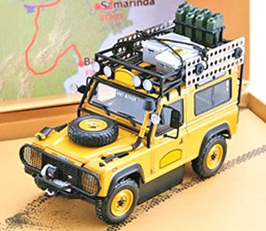 Land Rover Defender 90 `Camel Trophy` Borneo 1985 (Yellow) (Diecast Car)