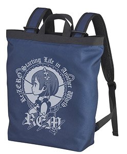 Re: Life in a Different World from Zero Profile Face Rem 2way Backpack Navy (Anime Toy)