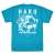 アイドルマスター シンデレラガールズ劇場 しんげき 結城晴 ドライTシャツ TURQUOISE BLUE XL (キャラクターグッズ) 商品画像1