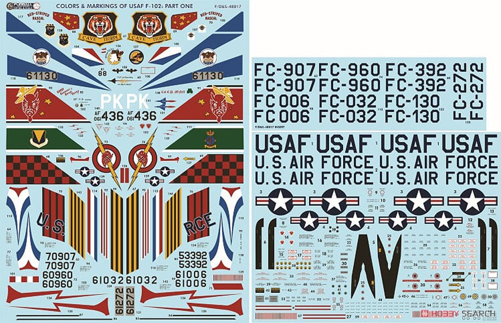 F-102 デルタダガー カラー&マーキング (デカール) 商品画像1