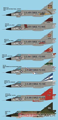 F-102 デルタダガー カラー&マーキング (デカール) 塗装1