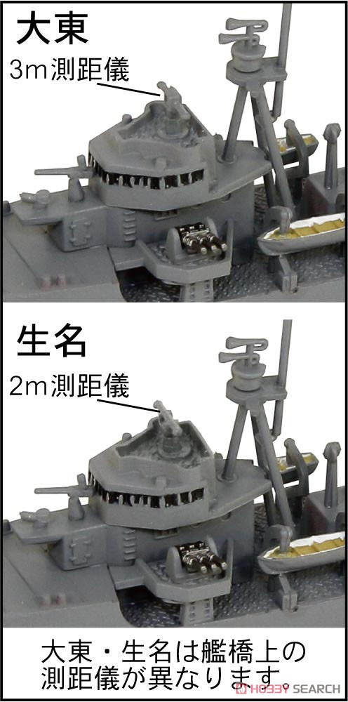 日本海軍 海防艦 大東・生名 (プラモデル) その他の画像1
