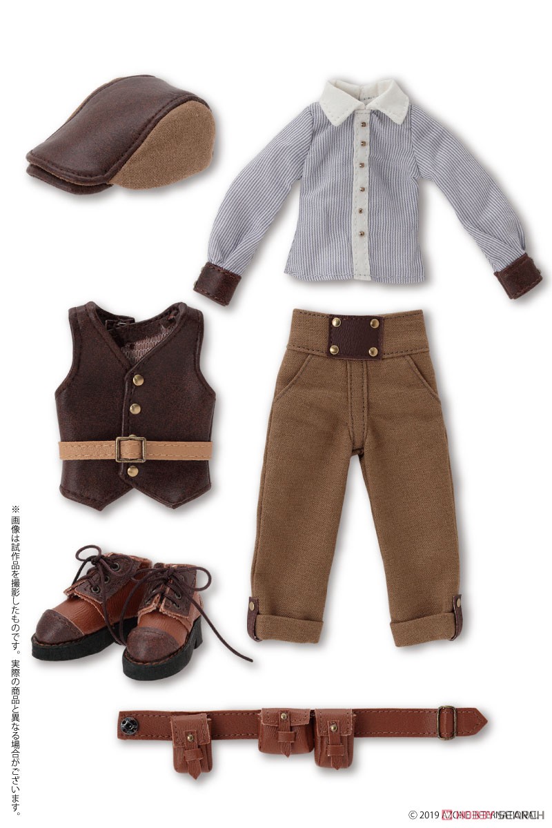 PNS Traveling Boy Set -Alvastaria Outfit Collection- (Brown x Saxe) (Fashion Doll) 商品画像1