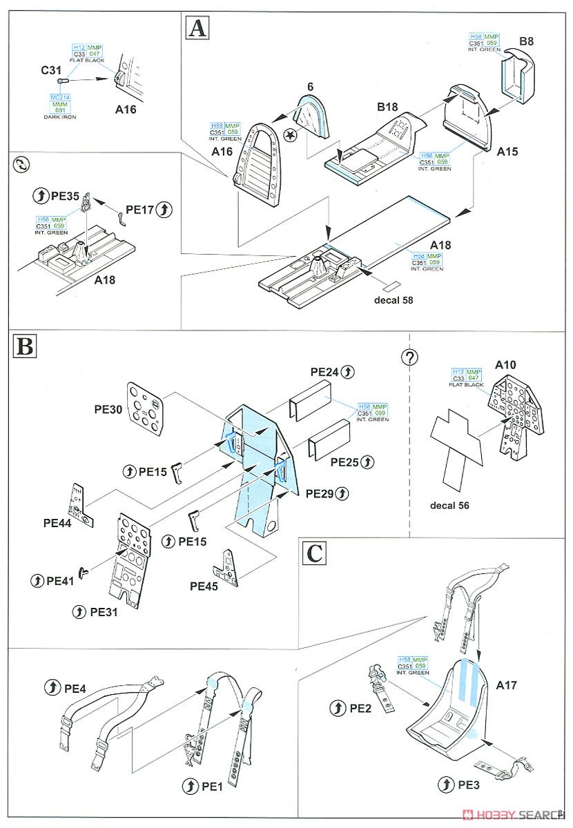 P-400 プロフィパック (プラモデル) 設計図1