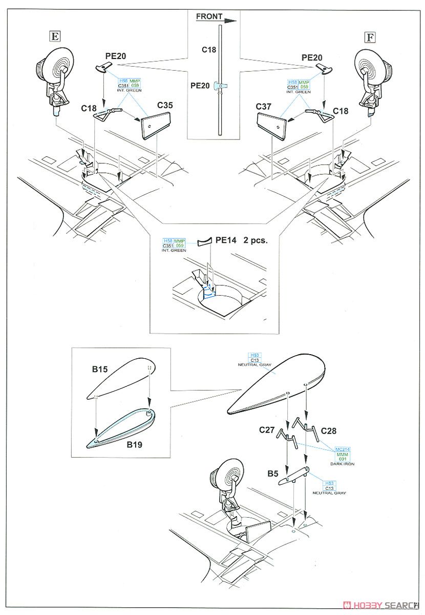 P-400 プロフィパック (プラモデル) 設計図5