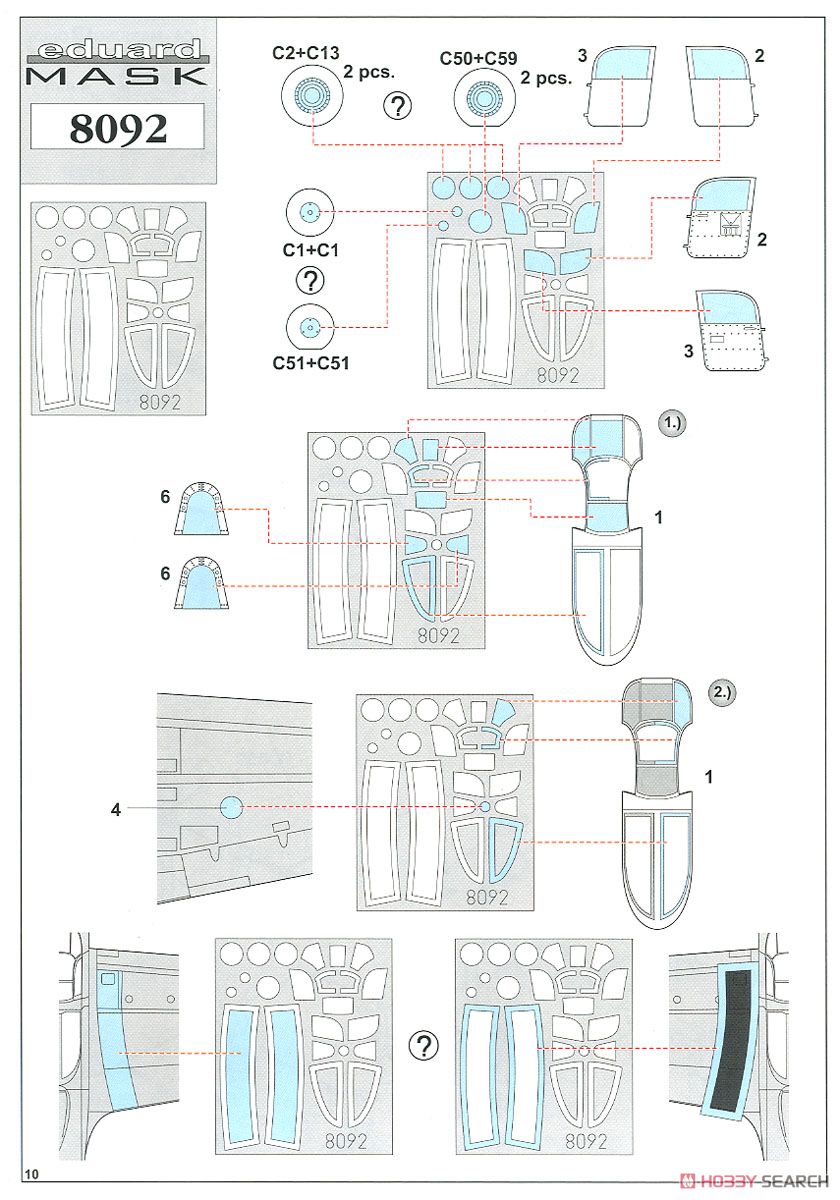 P-400 プロフィパック (プラモデル) 設計図8