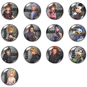 Kingdom Hearts III Can Badge Collection Vol.2 (Set of 13) (Anime Toy)