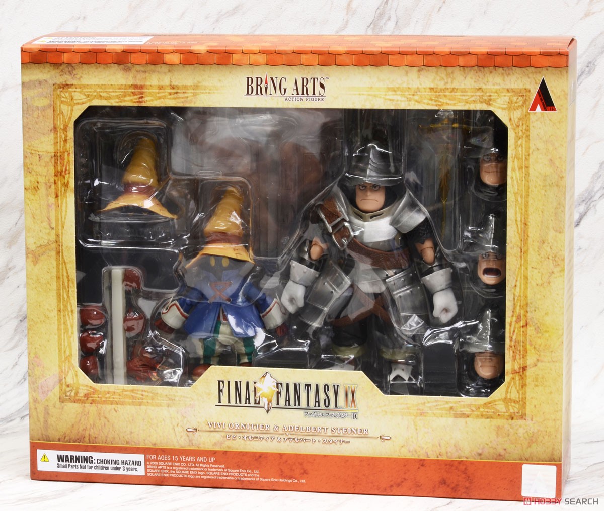 Final Fantasy IX Bring Arts Vivi Ornitier & Adelbert Steiner (Completed) Package1