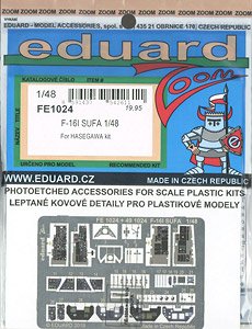 Zoom Etched Parts for F-16I Sufa (for Hasegawa) (Plastic model)