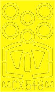 ダッソー シュペルミステール B2 塗装マスクシール (アズールフロム/スペシャルホビー用) (プラモデル)