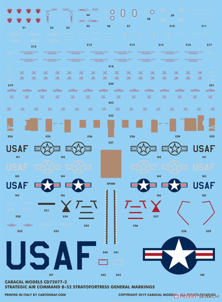 アメリカ空軍 戦略航空軍団 B-52G/H Part.1 (デカール) その他の画像3