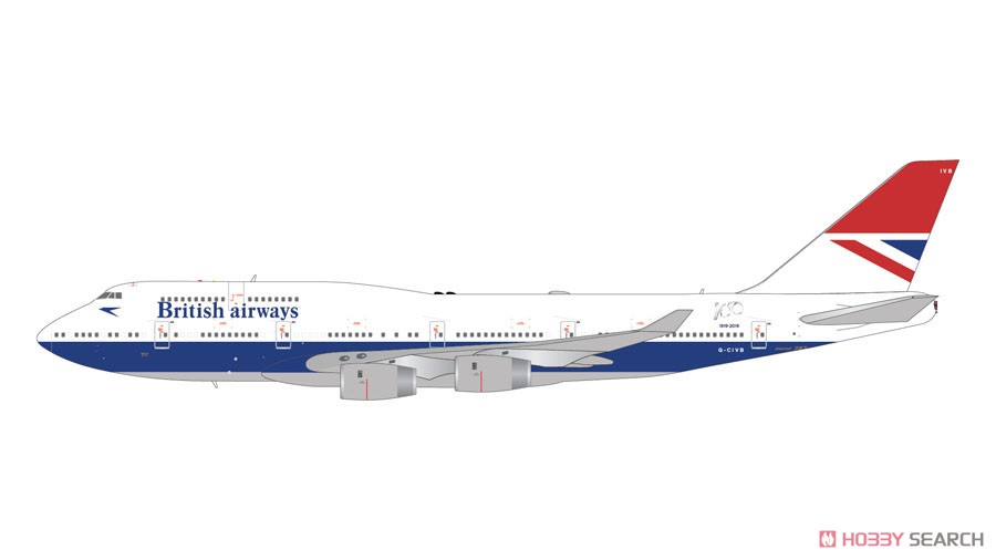 ブリティッシュエアウェイズ (レトロカラー) 747-400 G-CIVB (完成品飛行機) その他の画像1