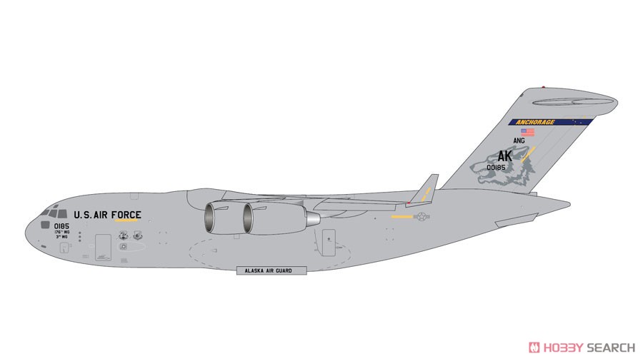 C-17A アメリカ空軍 アラスカANG #00-0185 (完成品飛行機) その他の画像1