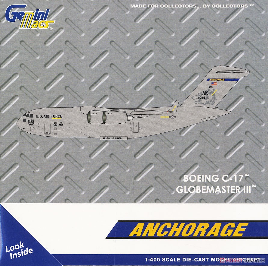 C-17A アメリカ空軍 アラスカANG #00-0185 (完成品飛行機) パッケージ1