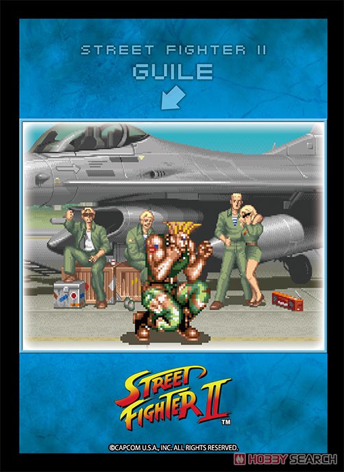 Broccoli Character Sleeve Street Fighter II [Waiting Guile] (Card Sleeve) Item picture1
