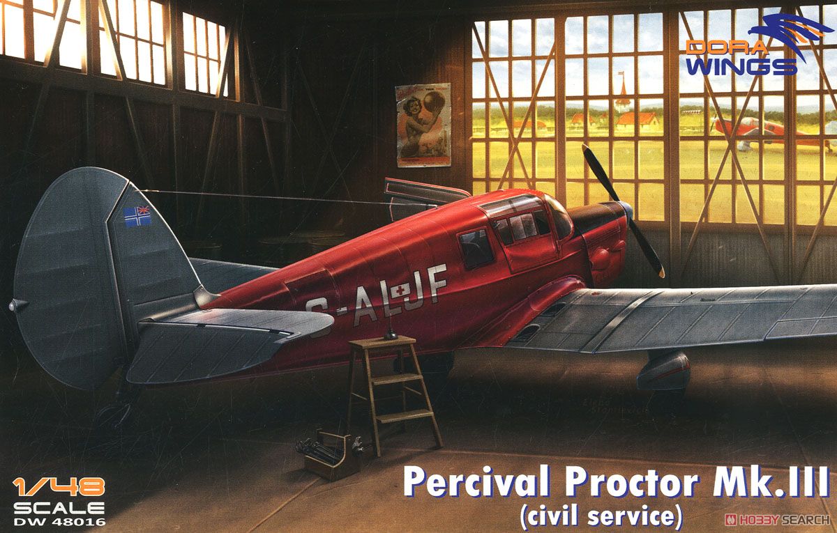 Percival Proctor Mk.III (Civil Service) (Plastic model) Package1