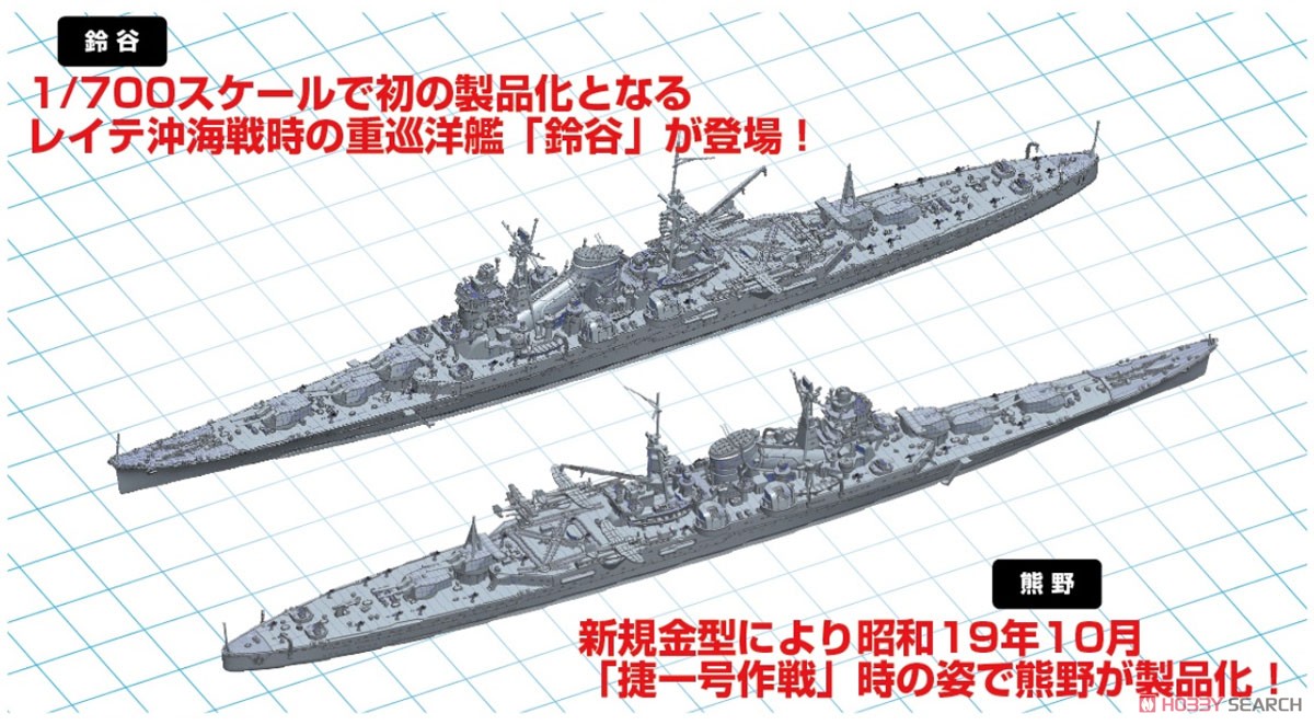 日本海軍重巡洋艦 鈴谷 (昭和19年/捷一号作戦) (プラモデル) その他の画像2