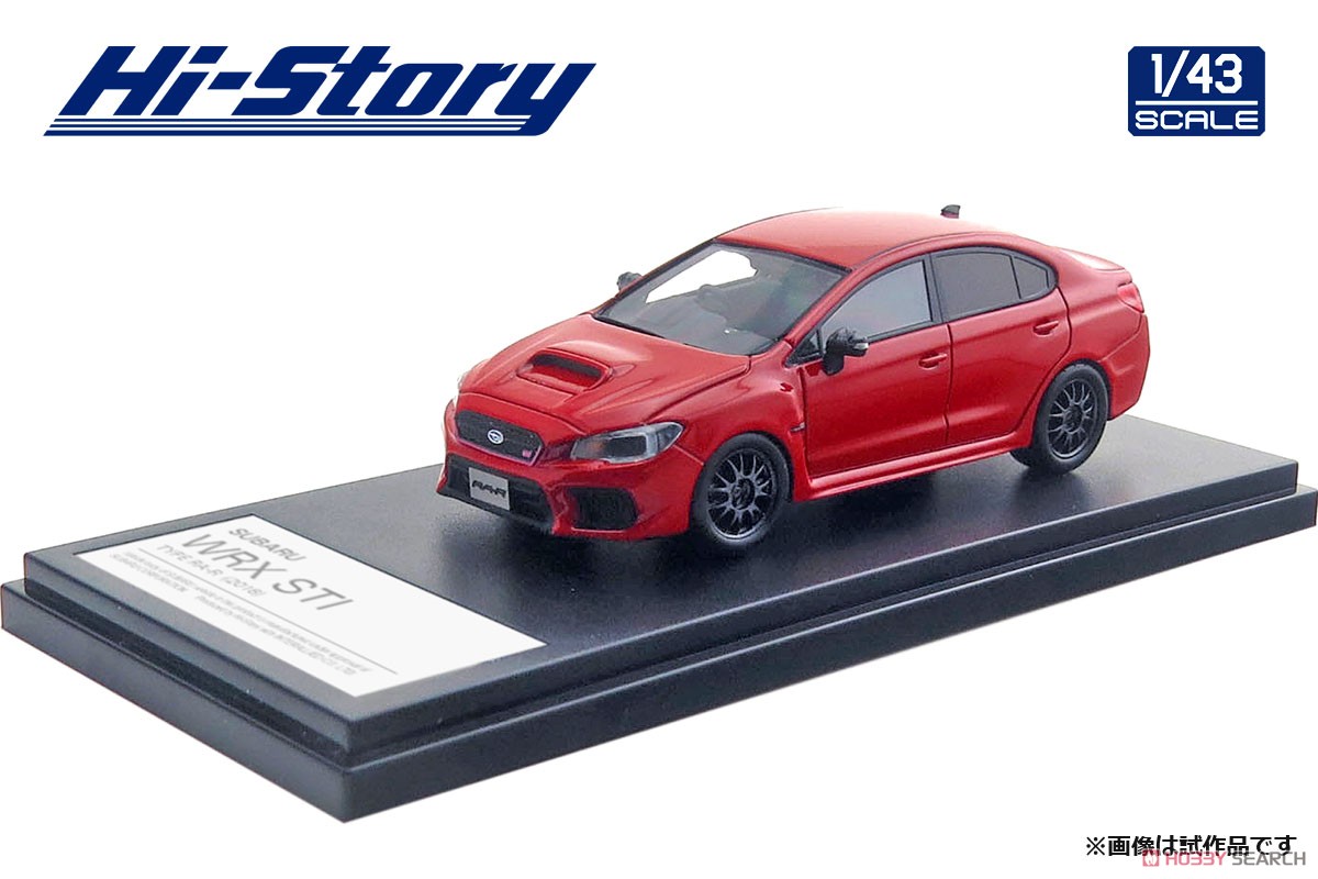 SUBARU WRX STI TYPE RA-R (2018) ピュアレッド (ミニカー) 商品画像1