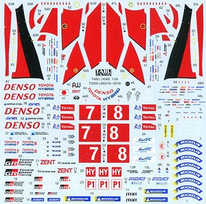 TS050 LM 2019/2018 Fullsponsor logo (デカール)