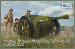 75mm French Field Gun Mle 1897 Modified 1938 (Plastic model)