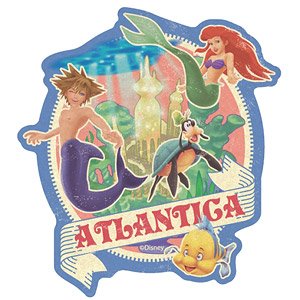 Kingdom Hearts Travel Sticker (5) Atlantica (Anime Toy)
