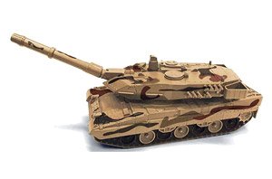 レオパルト 2 戦車(デザートカモフラージュ) ※ブラウン系 (完成品AFV)