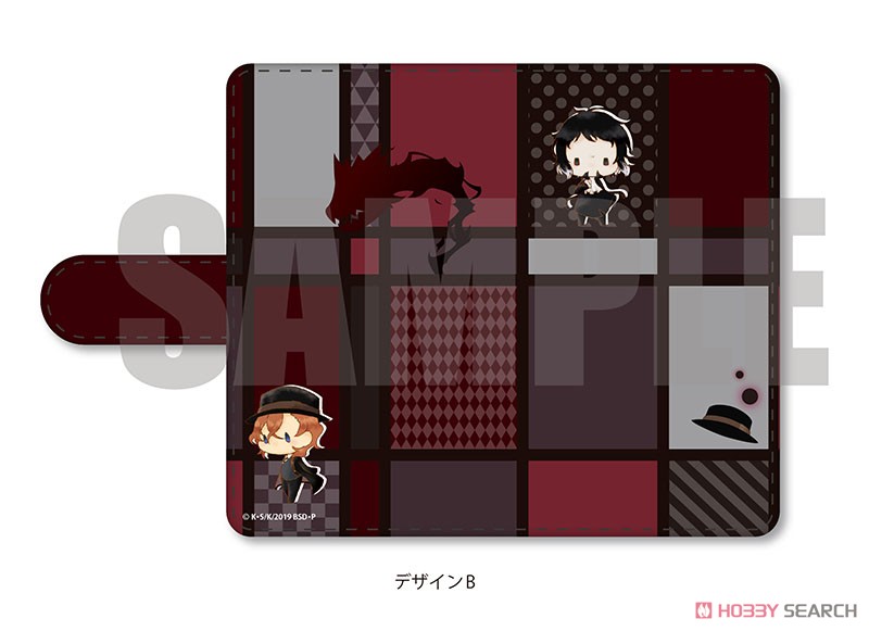 [Bungo Stray Dogs] Notebook Type Smart Phone Case (Multi M) Pote-B (Anime Toy) Item picture1