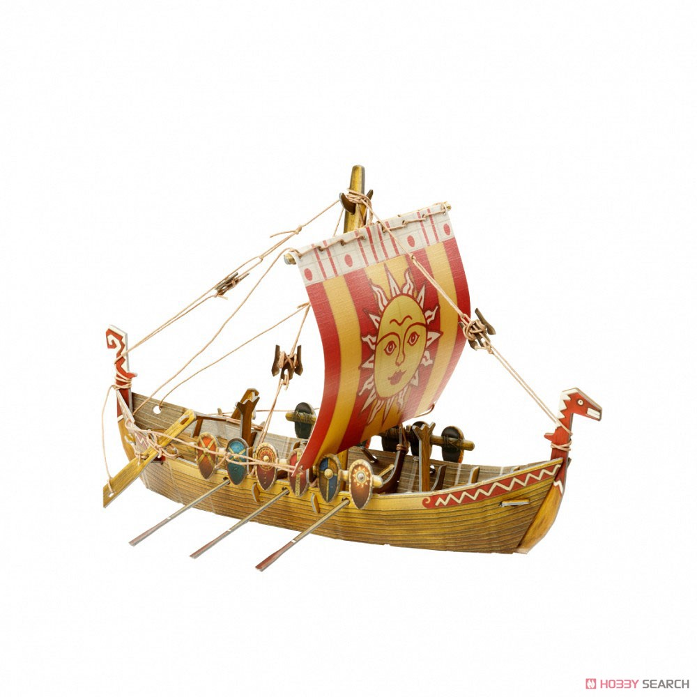 古代ロシア小型船 (ペーパークラフト) 商品画像1