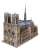 ノートルダム大聖堂 (フランス、パリ) (ペーパークラフト) 商品画像3