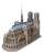 ノートルダム大聖堂 (フランス、パリ) (ペーパークラフト) 商品画像4