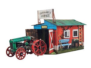 Tractor And Garage (Paper Craft)