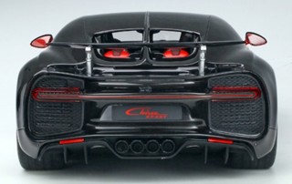 Bugatti Chiron Car Kit [1:43 scale in Red/Black] 