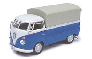 VW T1 Pickup Canvas White/Blue (Diecast Car)