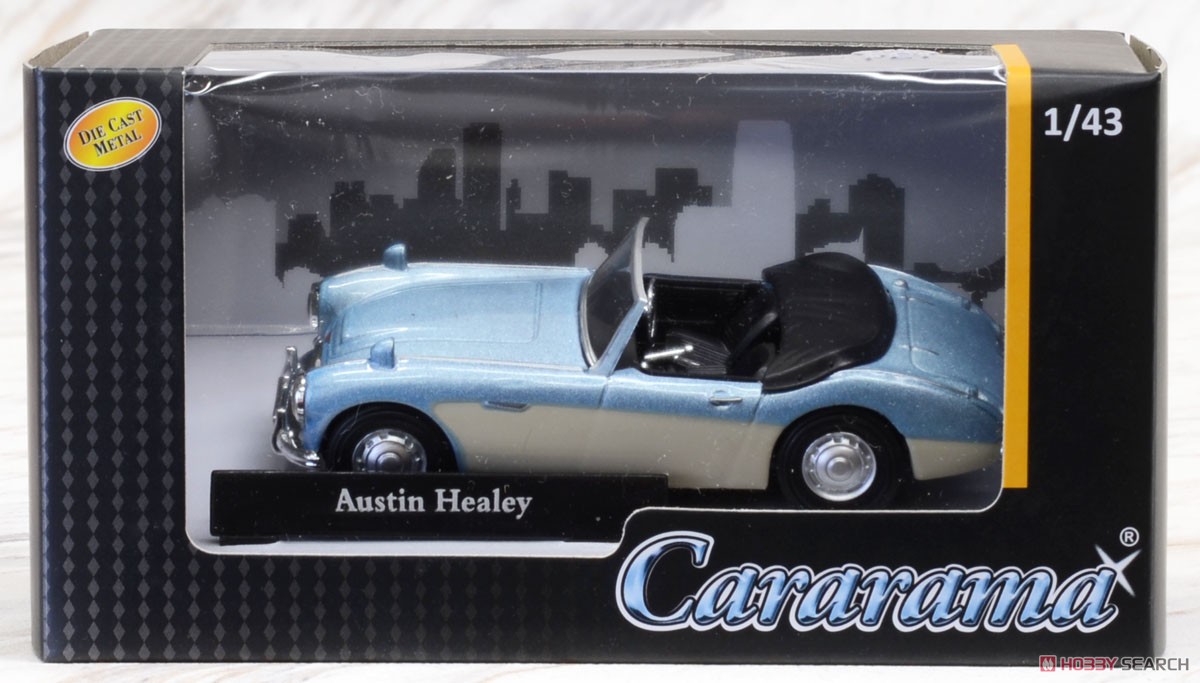 Austin-Healey Metallic Blue/Milky White (Diecast Car) Package1