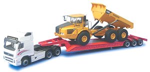 Volvo FH12 with Dump Car A40D (Diecast Car)