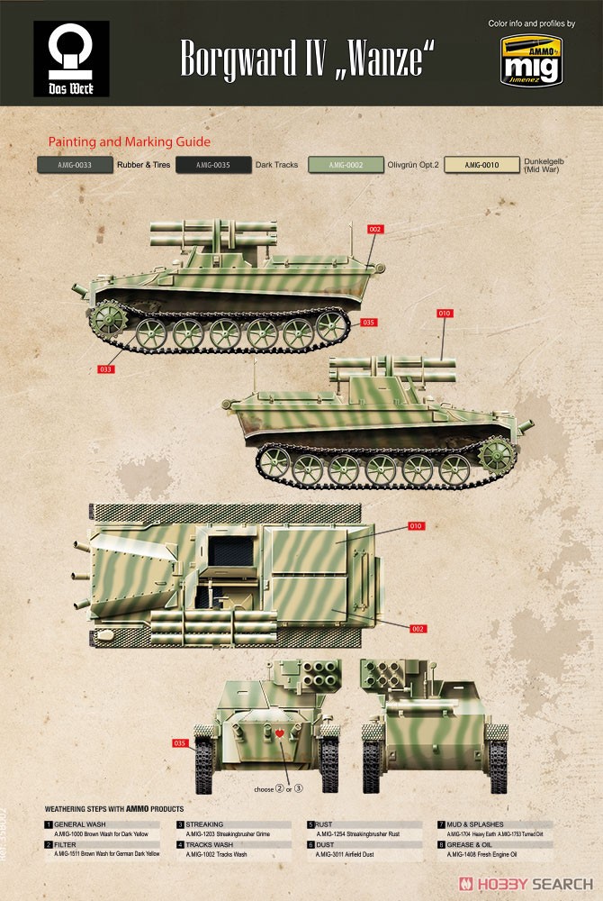 ボルクヴァルト IV 対戦車車両 「ヴァンツェ」 (プラモデル) 塗装1