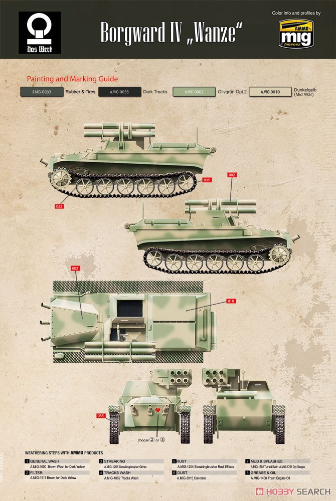 ボルクヴァルト IV 対戦車車両 「ヴァンツェ」 (プラモデル) 塗装3