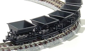 (HOe) [Limited Edition] Side Dump Mine Cart (Type A) (5-Car Set) (Pre-colored Completed) (Model Train)