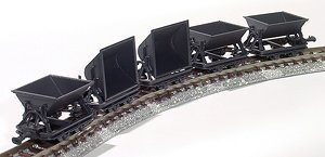 (HOe) [Limited Edition] Side Dump Mine Cart (Type B) (5-Car Set) (Pre-colored Completed) (Model Train)
