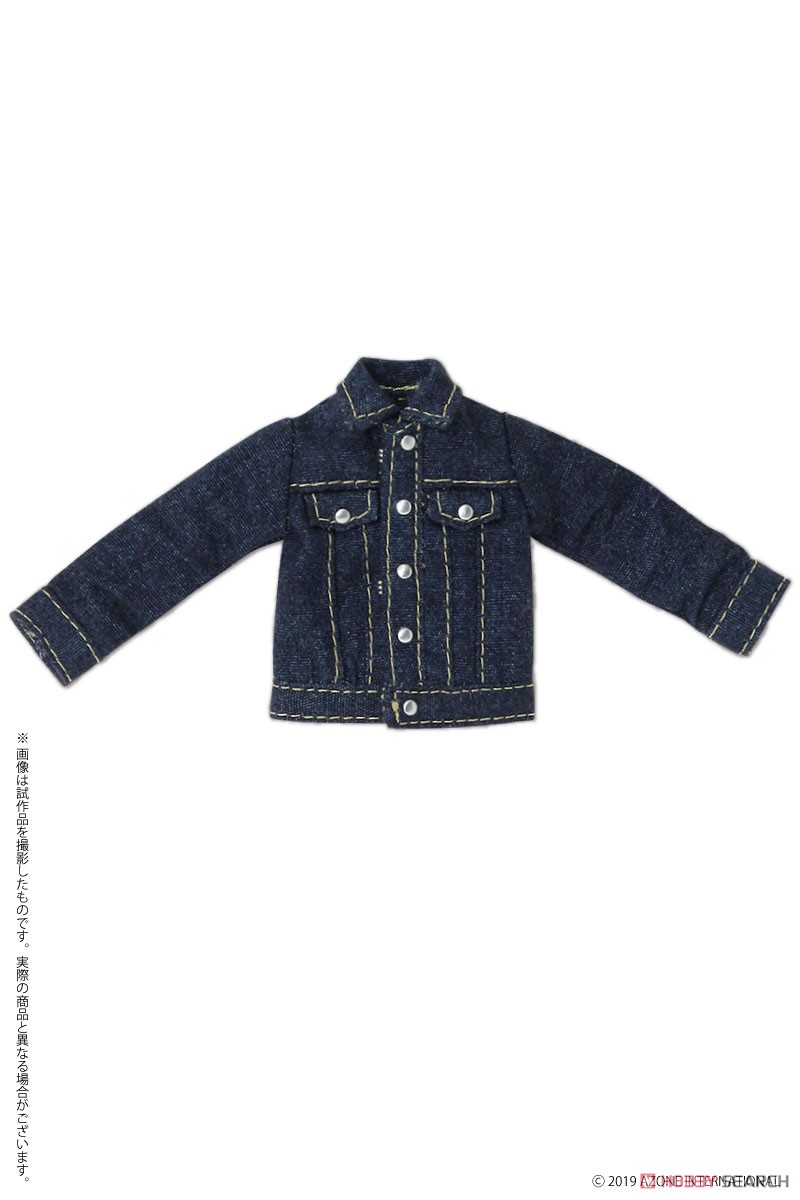 Jean Jacket (Obitsu 11 Wearable) (Navy) (Fashion Doll) Item picture1