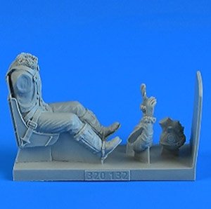 WW.II 米陸軍航空軍 P-51D パイロットw/操縦席 (汎用) (プラモデル)