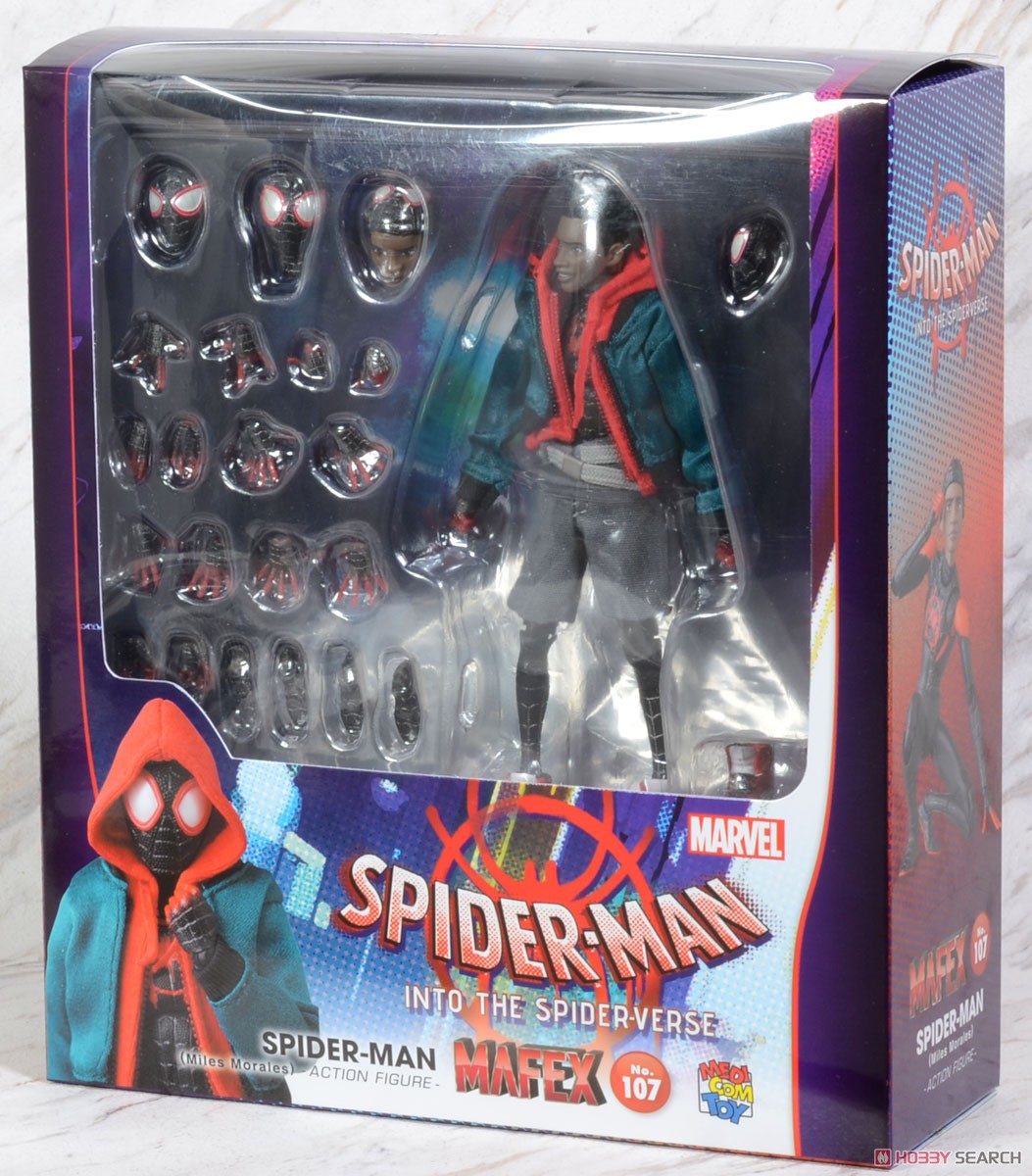 MAFEX No.107 SPIDER-MAN (Miles Morales) (完成品) パッケージ1