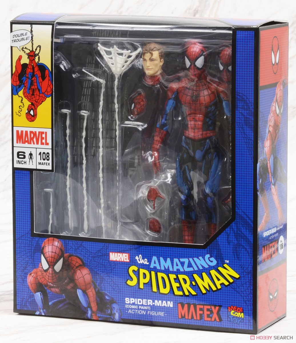 MAFEX No.108 SPIDER-MAN (COMIC PAINT) (完成品) パッケージ1