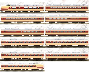 1/80(HO) Limited Express Series 181 Sanyo Version Style Eleven Car Formation Set (11-Car Set) (Pre-Colored Completed) (Model Train)