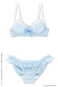 AZO2 C Bust Chantilly Brassiere Shorts Set (Light Blue) (Fashion Doll)