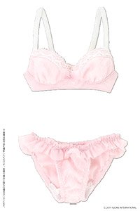 AZO2 C Bust Chantilly Brassiere Shorts Set (Lovely Pink) (Fashion Doll)