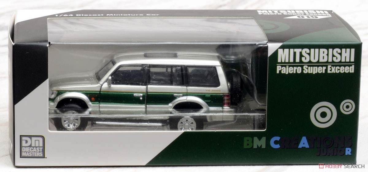 Mitsubishi Pajero 2nd Generation Green Stripe RHD (Diecast Car) Package1