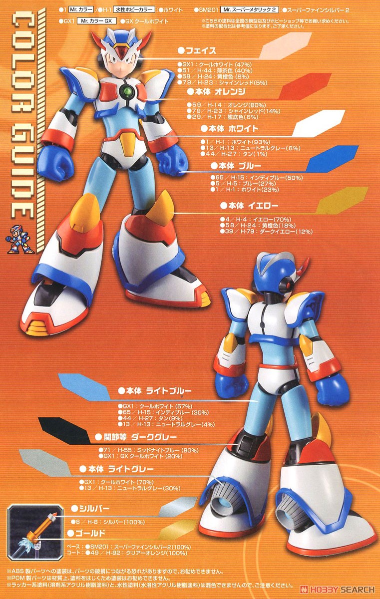 ロックマンX マックスアーマー (プラモデル) 塗装1 モーダル