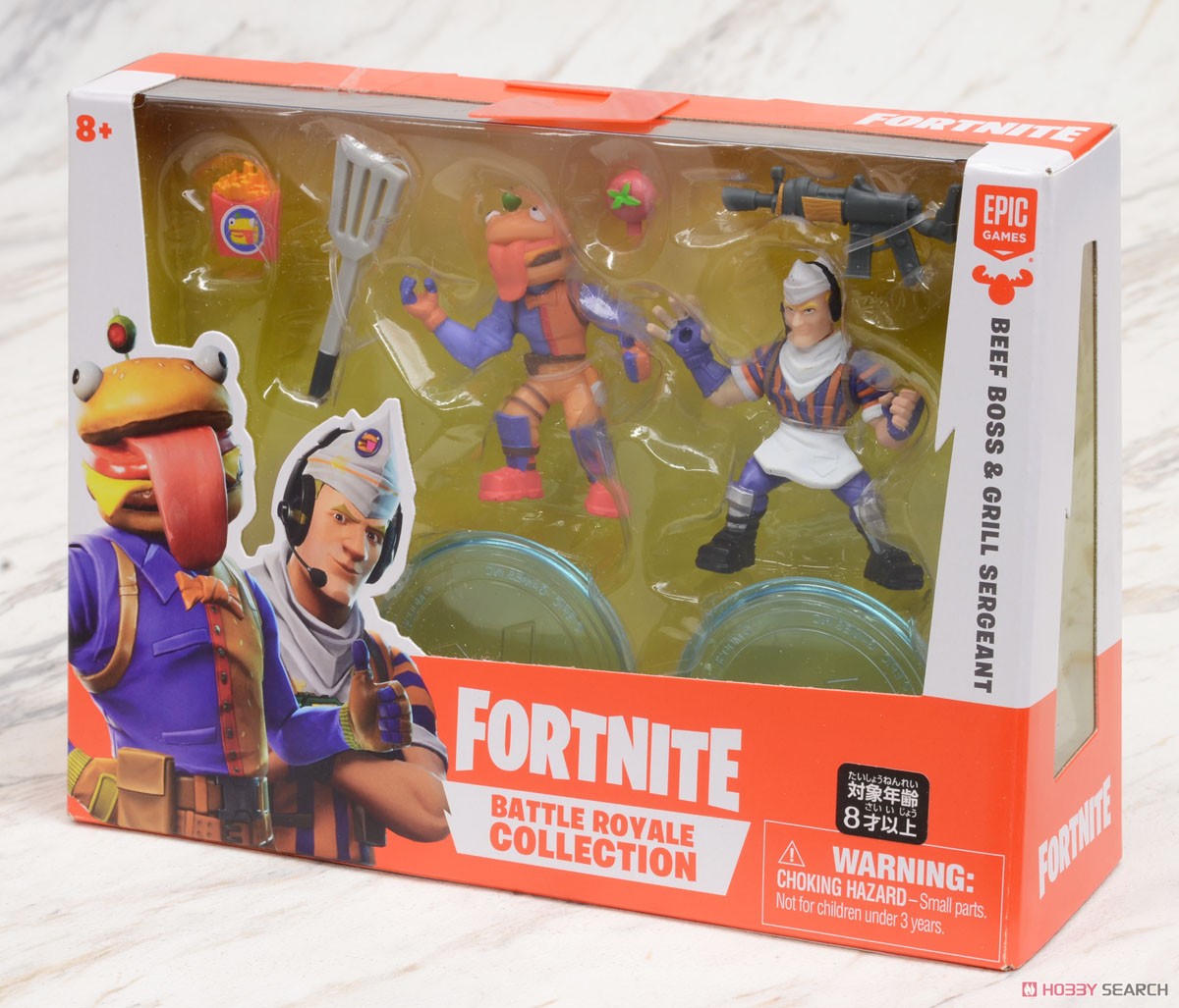 Fortnite Collection MiniFigure 011 (Set of 2) BeefBoss & GrillSargent (Character Toy) Package2