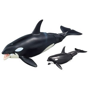 Ania AL-08 Killer Whale Parent-Child (Floatee Ver.) (Animal Figure)